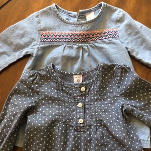 Carter’s 12 months denim shirt bundle